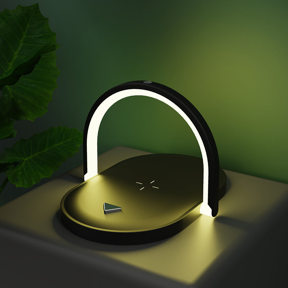 LED Table Lamp with Wireless Charger