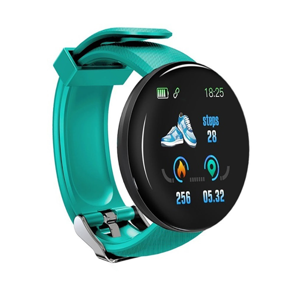 D18 Unisex Smart Watch with Heart Rate Monitor