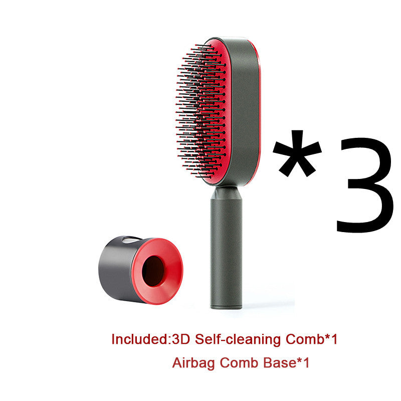 Women Self Cleaning Hair Brush