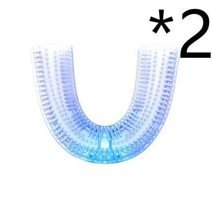 360° Electric Toothbrush - U-Shaped & Blue Light