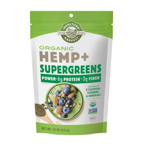 Manitoba Harvest Organic Hemp & Supergreens Powder