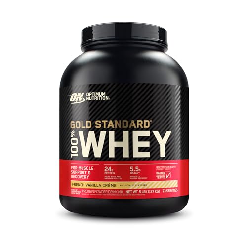 Gold Standard 100% Whey Muscle Building and Recovery Protein Powder