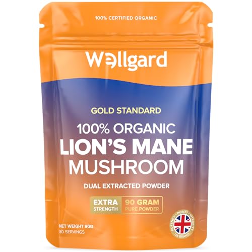 Wellgard Organic Lion's Mane Mushroom Powder