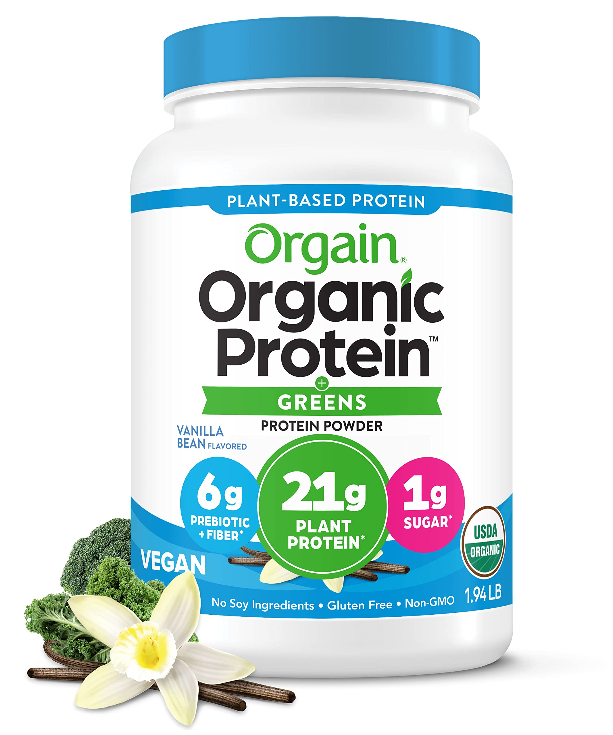 Orgain Protein & Greens Vanilla Bean 2.0 Ib