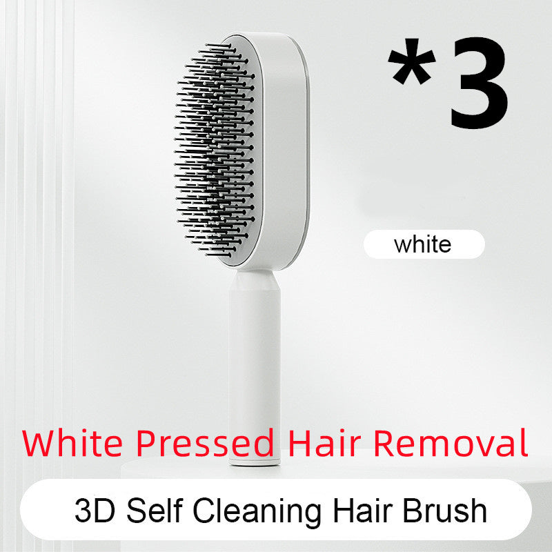 Women Self Cleaning Hair Brush
