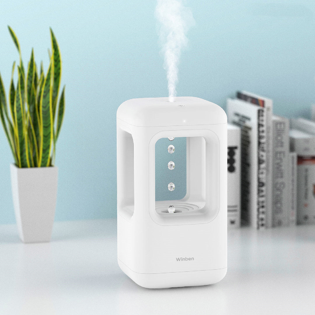 Quiet Home Air Humidifier with Atmosphere Light