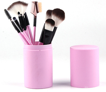 12 set makeup brushes