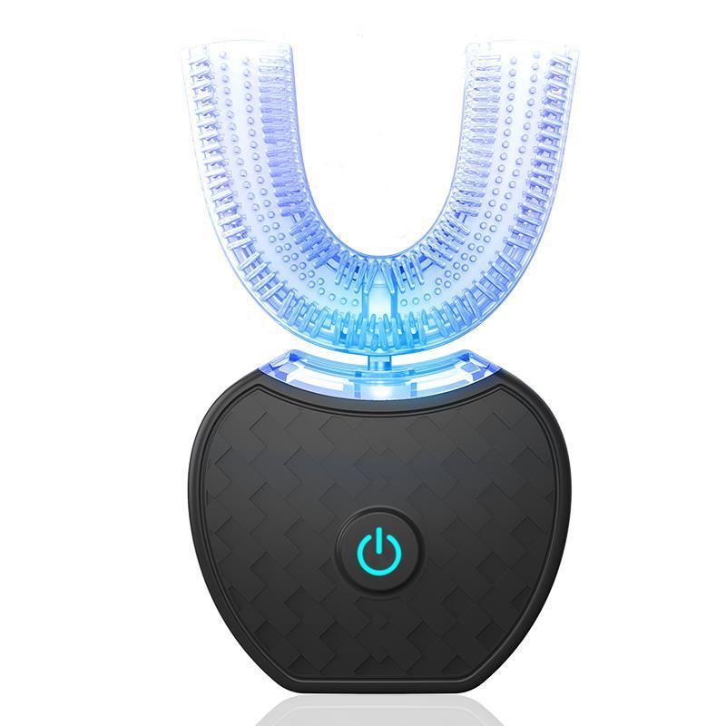 360° Electric Toothbrush - U-Shaped & Blue Light