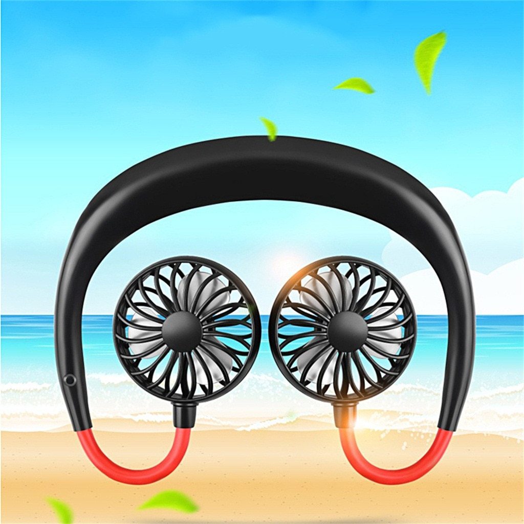 Portable Neck Fan for Desktop Use