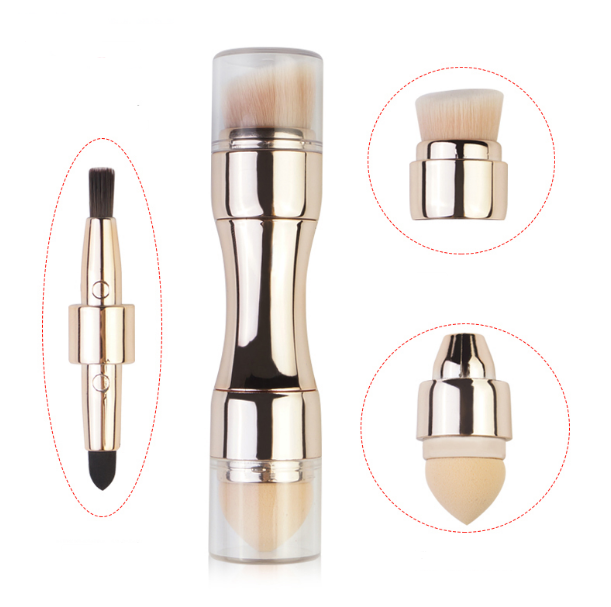 Four-in-one makeup brush