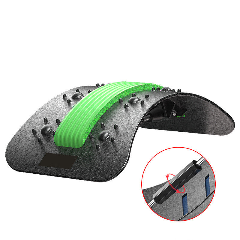 Intervertebral lumbar massage board