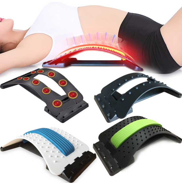 Intervertebral lumbar massage board