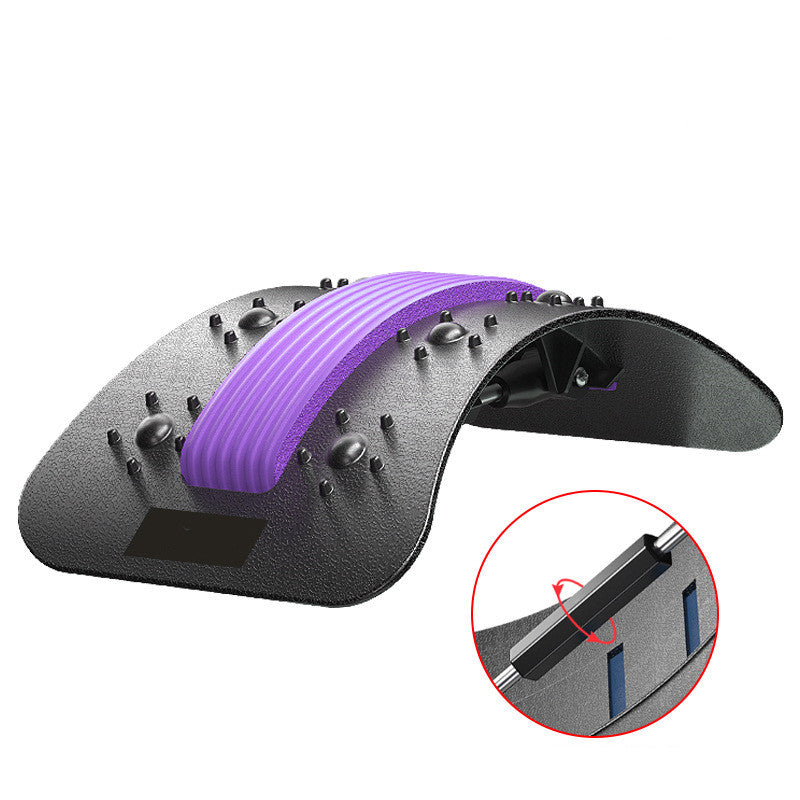 Intervertebral lumbar massage board