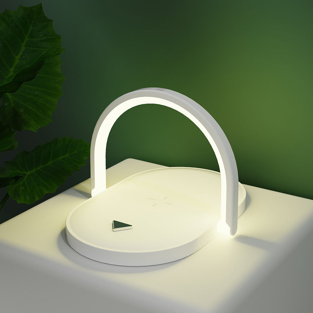 LED Table Lamp with Wireless Charger