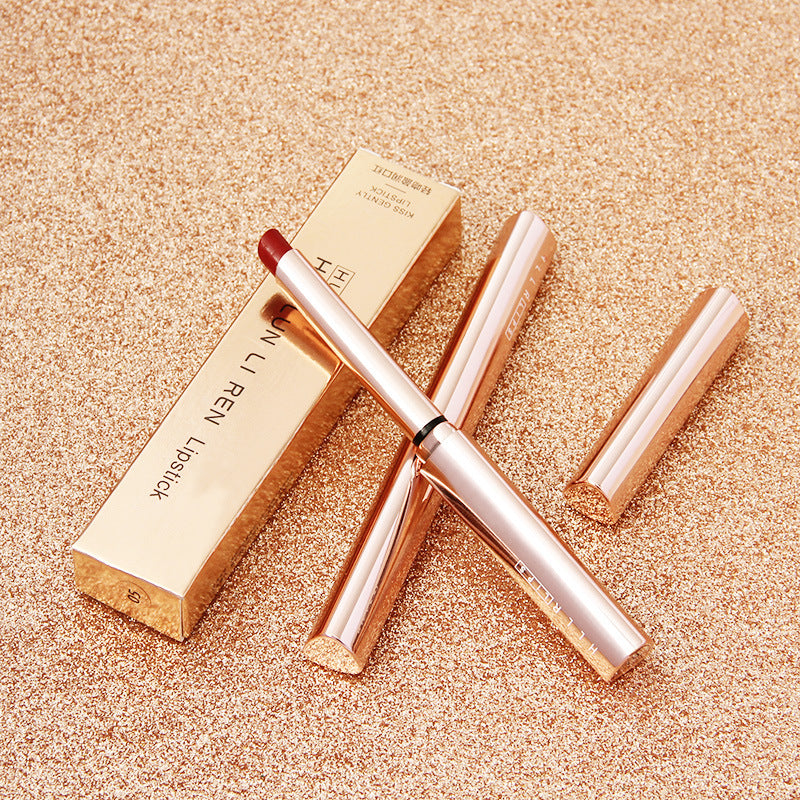 Gilded Elegance Semi-Matte Velvet Moisturizing Lipstick