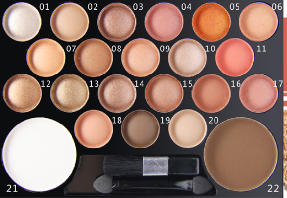 ChromaFusion 22 Colors Eyeshadow & Glitter Palette