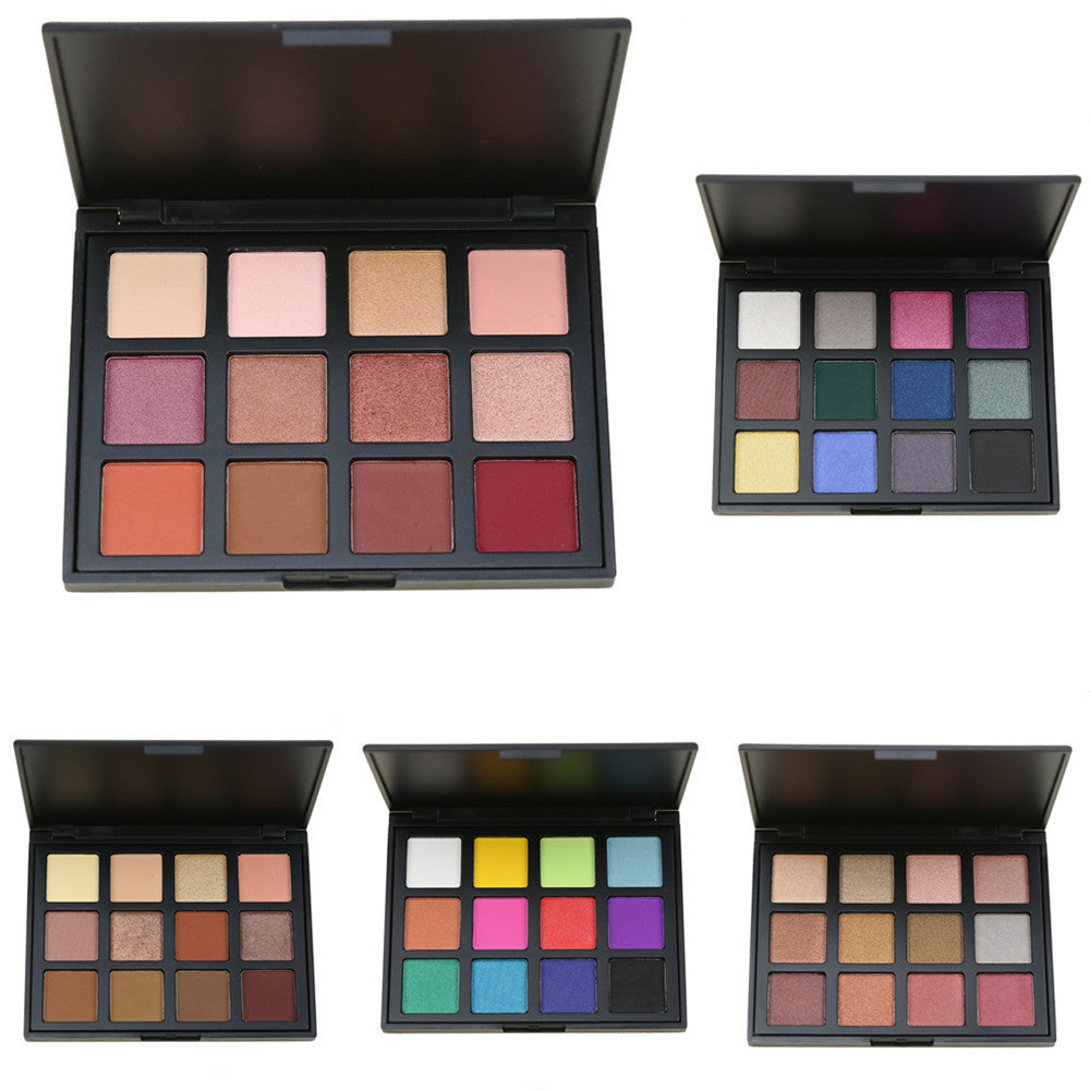 SmolderChic 12-Color Smokey Eye Shadow Palette