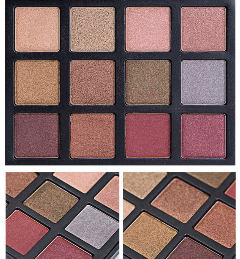 SmolderChic 12-Color Smokey Eye Shadow Palette