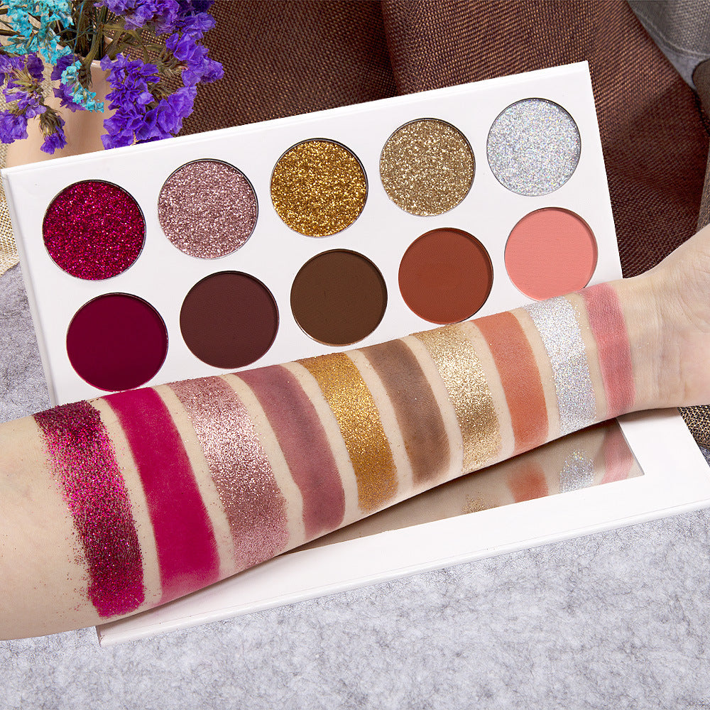 10 Super Color Eyeshadow Palette