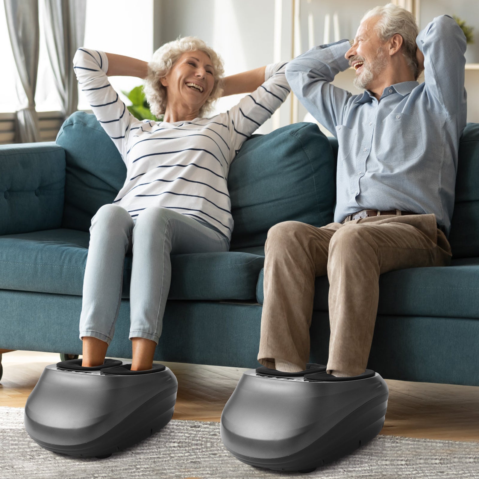 Electric Foot Massager Shiatsu Heat Therapy