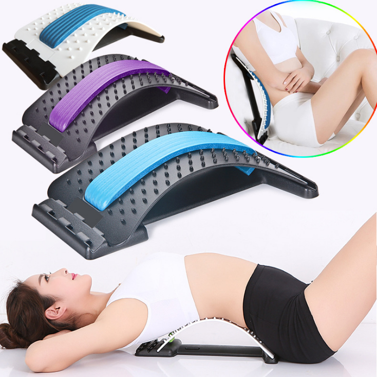 Intervertebral lumbar massage board