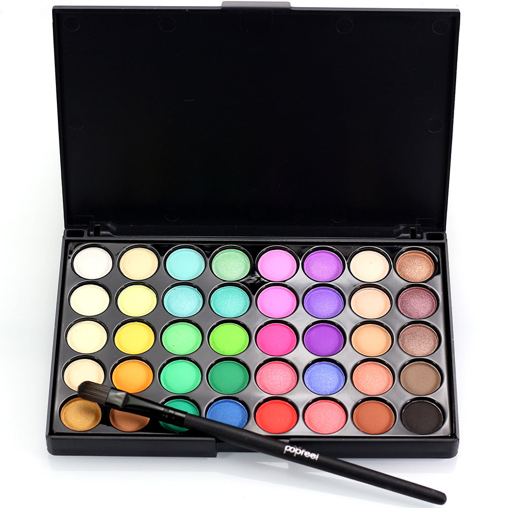 AquaGlitz 40-Shade Waterproof Glitter Palette