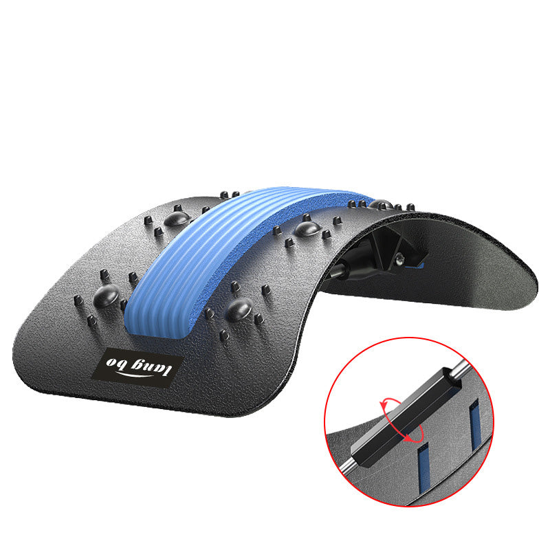 Intervertebral lumbar massage board