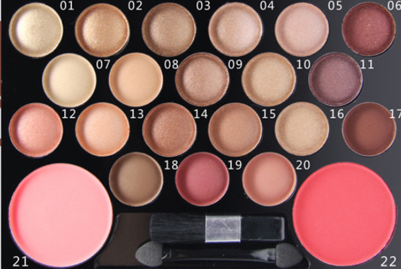 ChromaFusion 22 Colors Eyeshadow & Glitter Palette