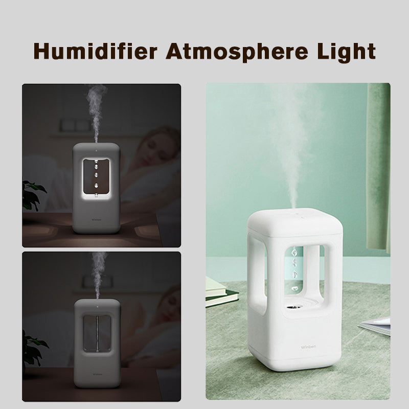 Quiet Home Air Humidifier with Atmosphere Light