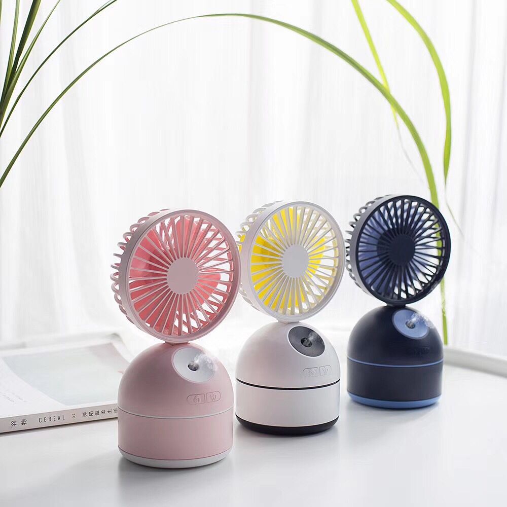 Portable Fan Humidifier with Adjustable Speed