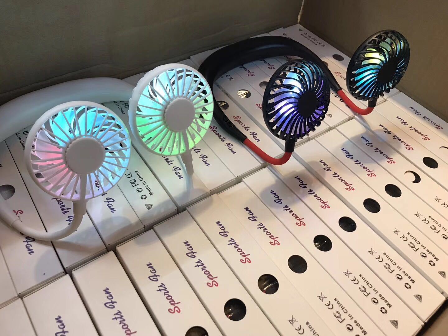 Portable Neck Fan for Desktop Use