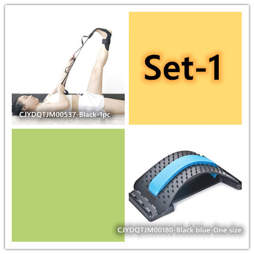 Intervertebral lumbar massage board
