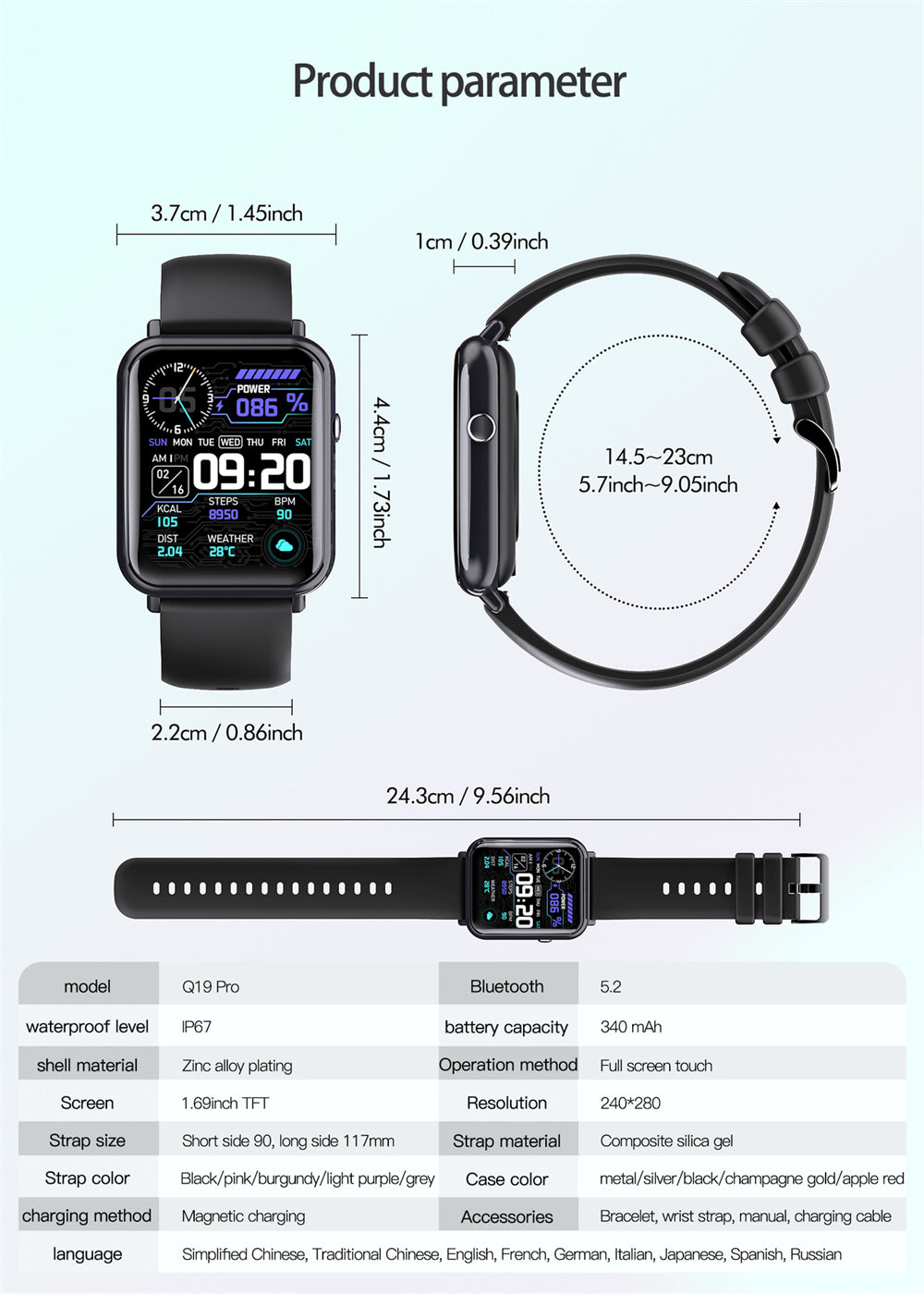AquaSync Pro - Smart Waterproof Watch