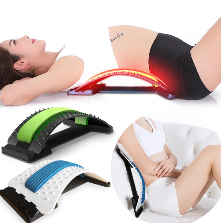 Intervertebral lumbar massage board