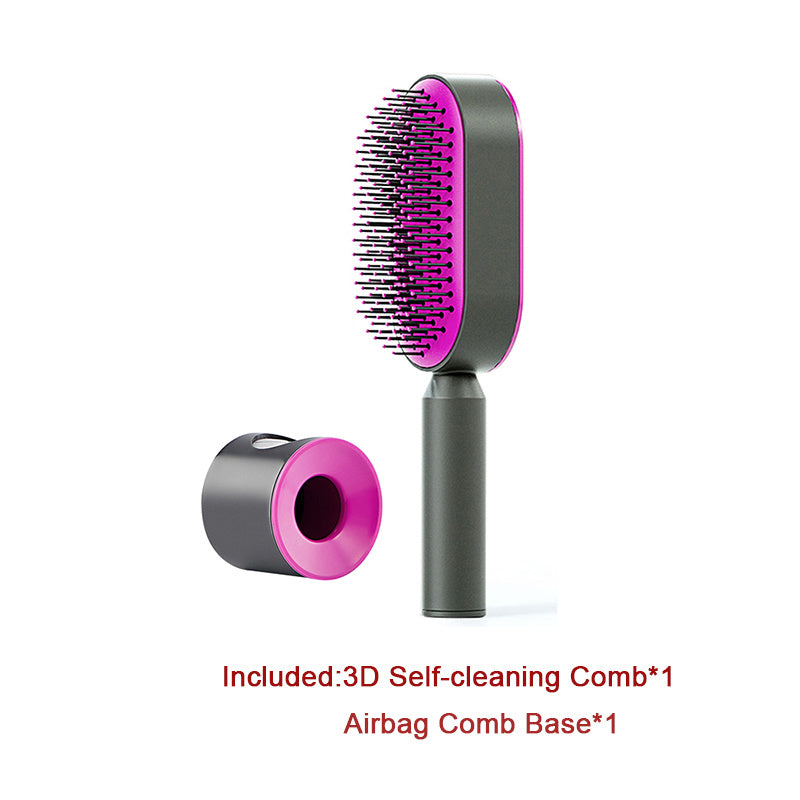 Women Self Cleaning Hair Brush