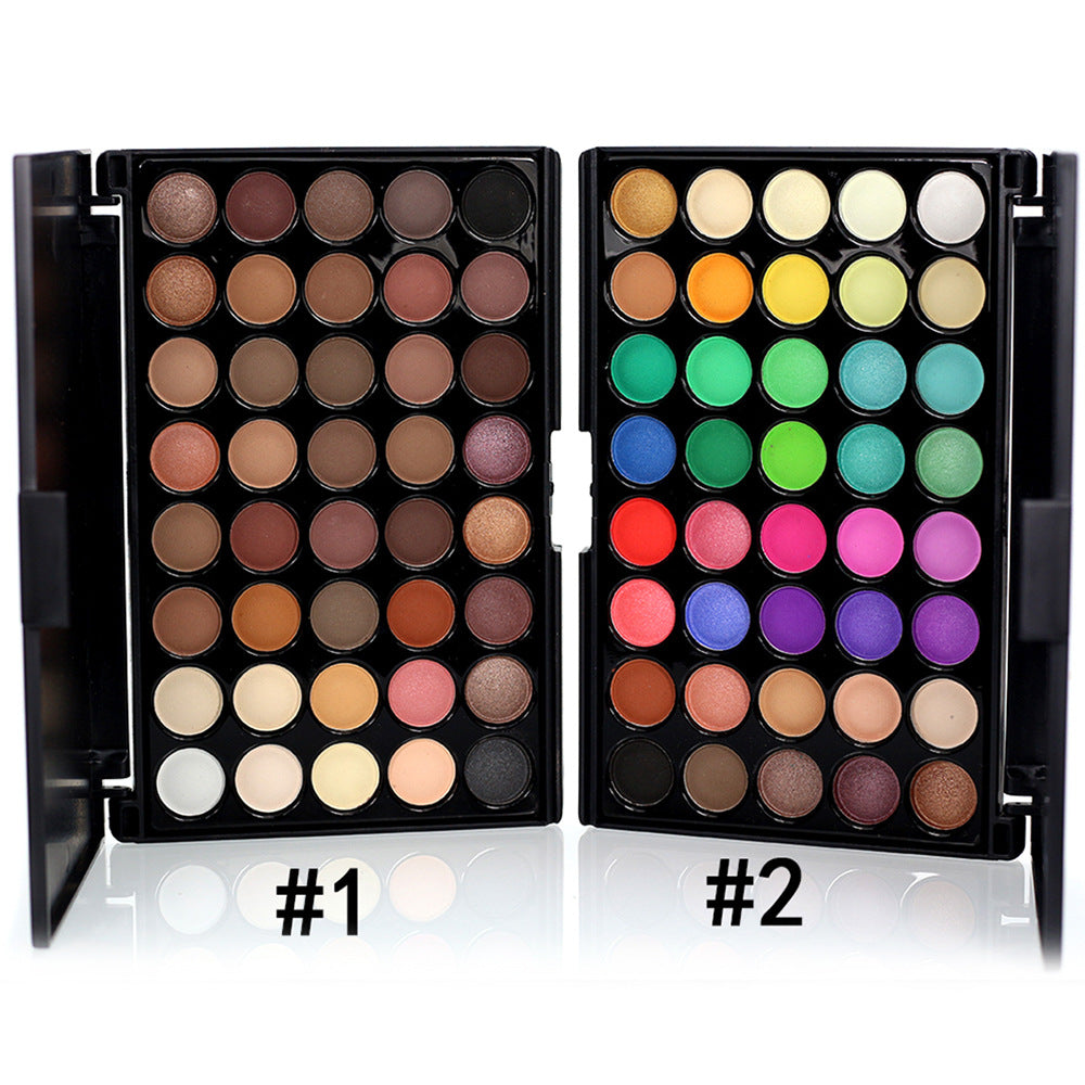 AquaGlitz 40-Shade Waterproof Glitter Palette