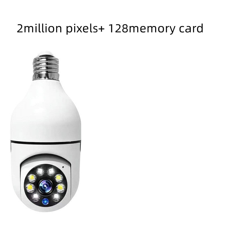 360° WiFi Bulb Camera with 4X Zoom