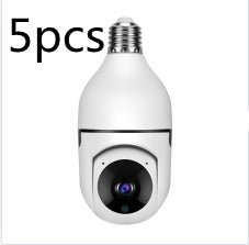 360° WiFi Bulb Camera with 4X Zoom