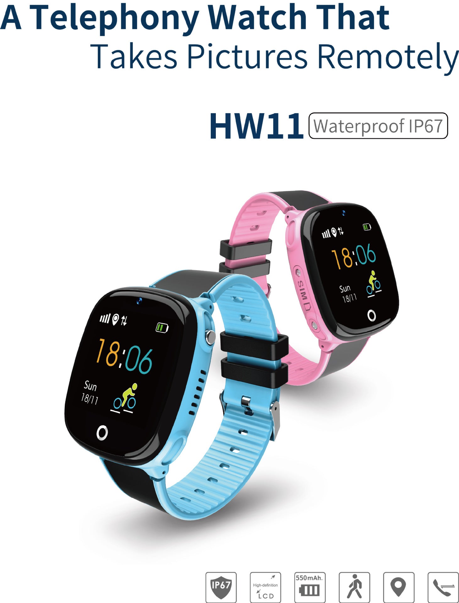 Smart Watch Phone for Children