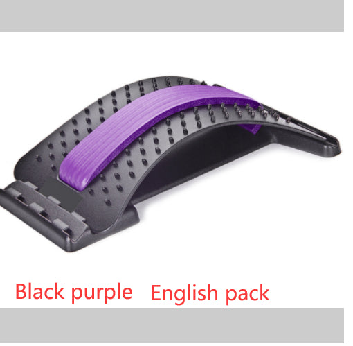 Intervertebral lumbar massage board