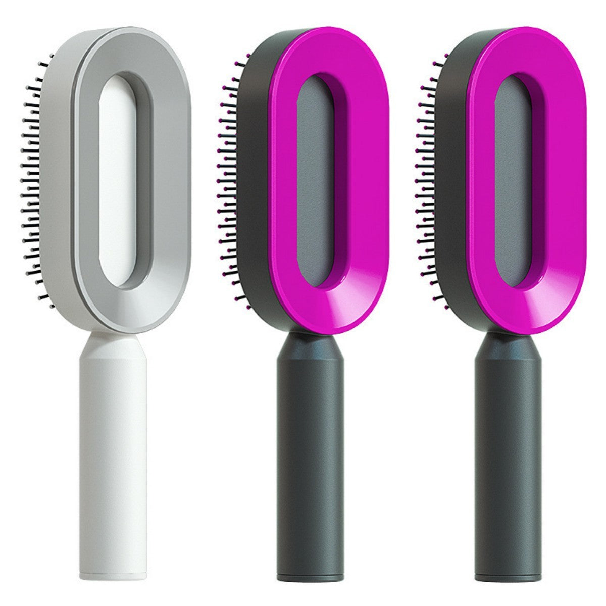 Women Self Cleaning Hair Brush