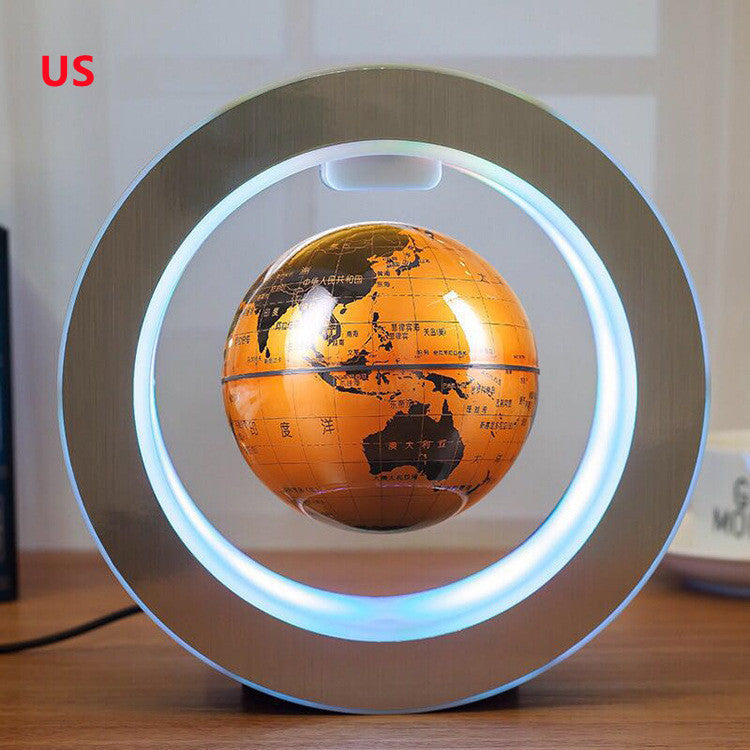 LED Floating Globe with World Map