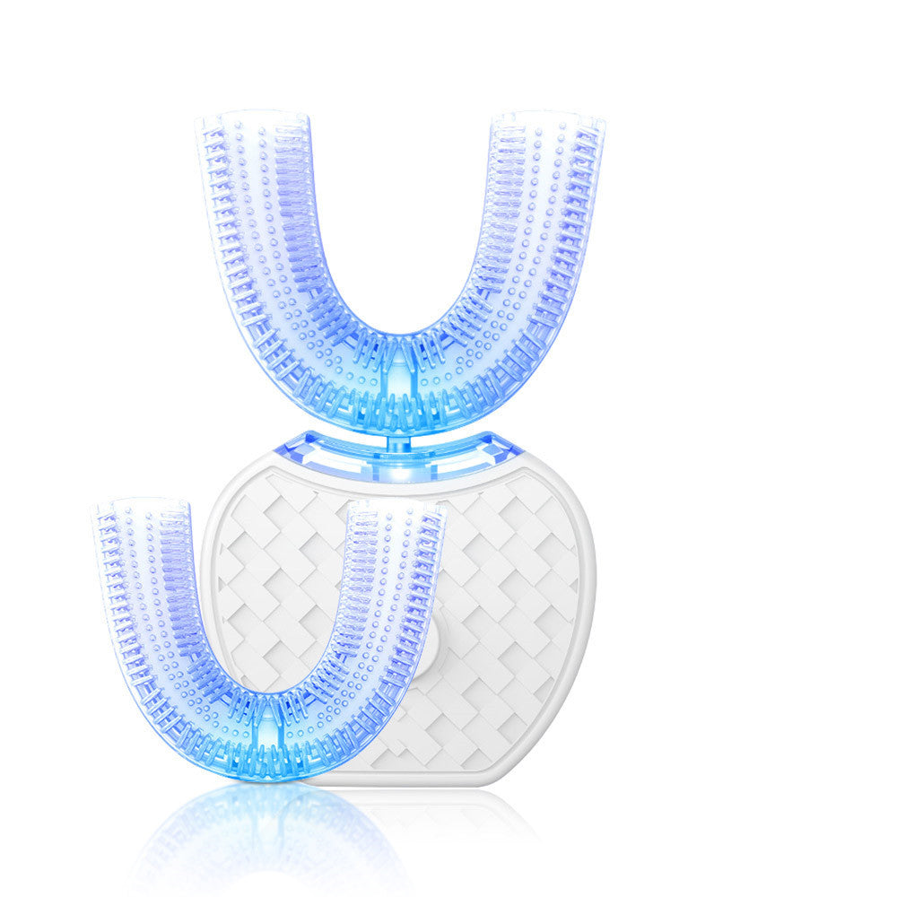 360° Electric Toothbrush - U-Shaped & Blue Light