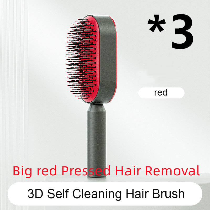 Women Self Cleaning Hair Brush