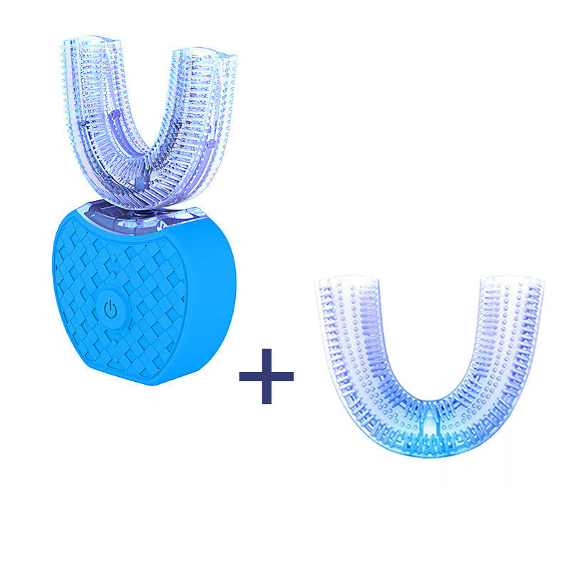 360° Electric Toothbrush - U-Shaped & Blue Light