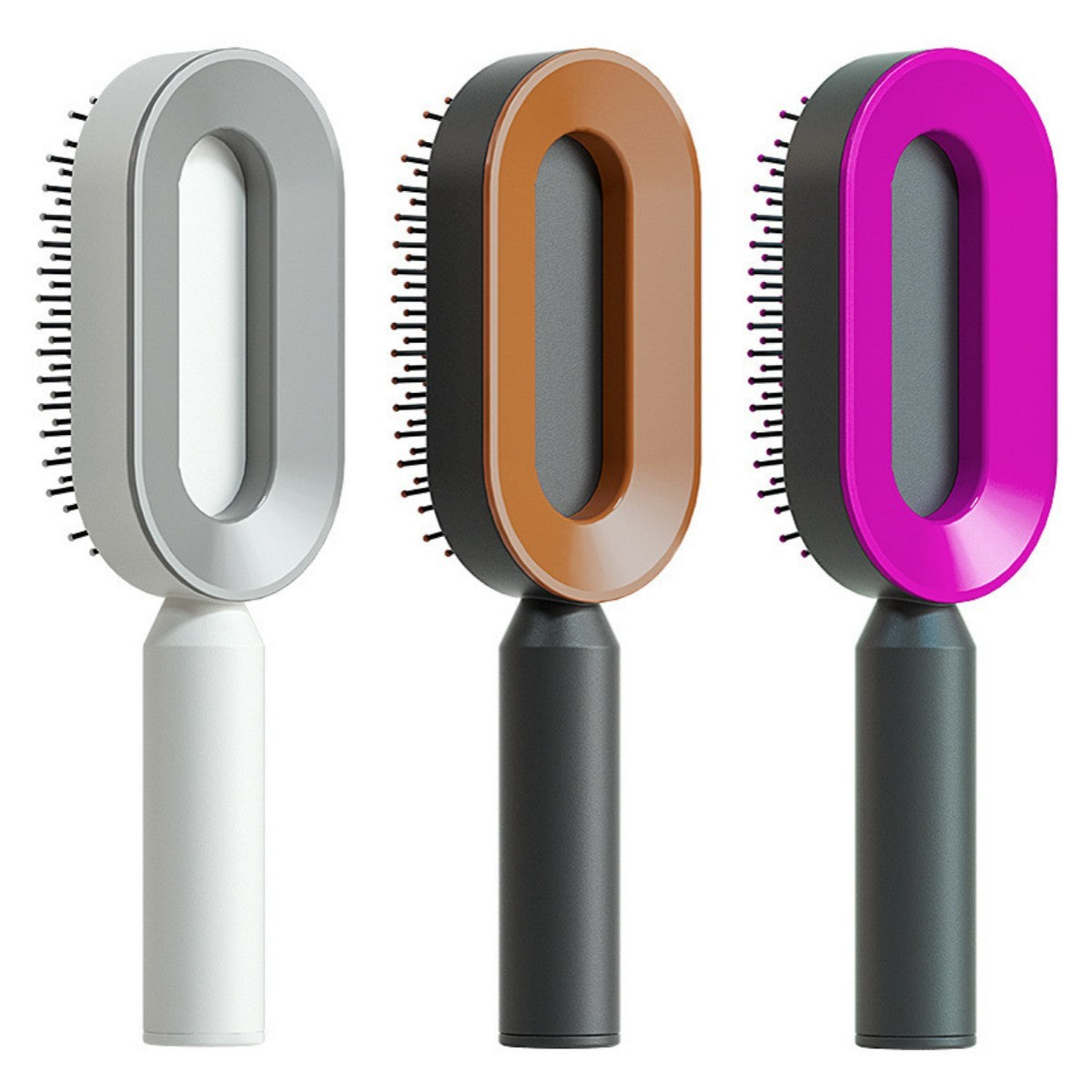 Women Self Cleaning Hair Brush