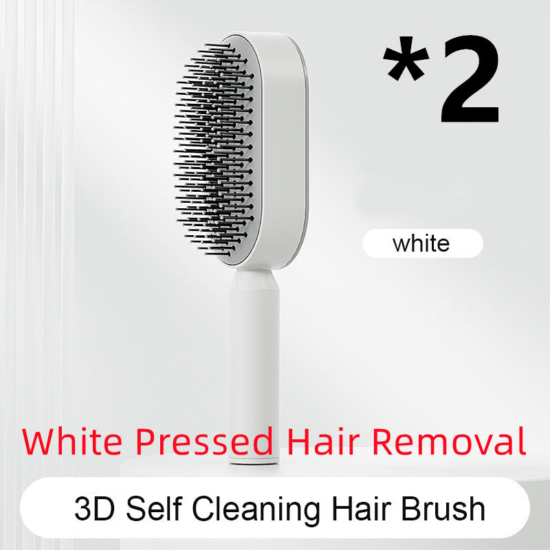Women Self Cleaning Hair Brush