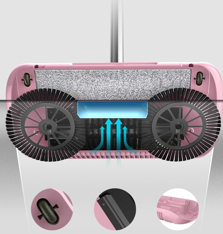 Electric All-in-One Hand Push Floor Sweeper