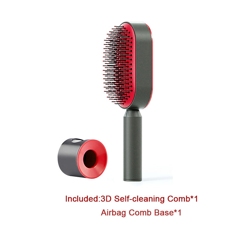 Women Self Cleaning Hair Brush