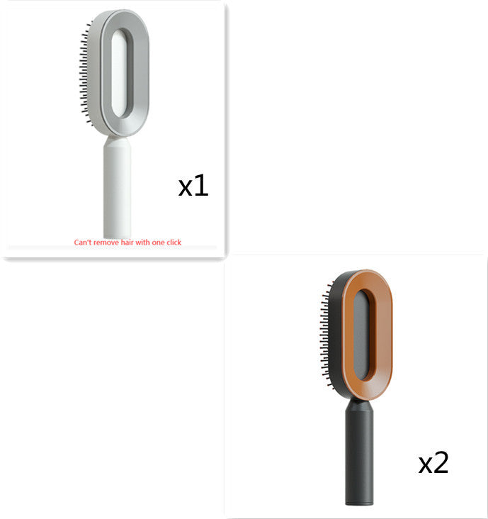 Women Self Cleaning Hair Brush
